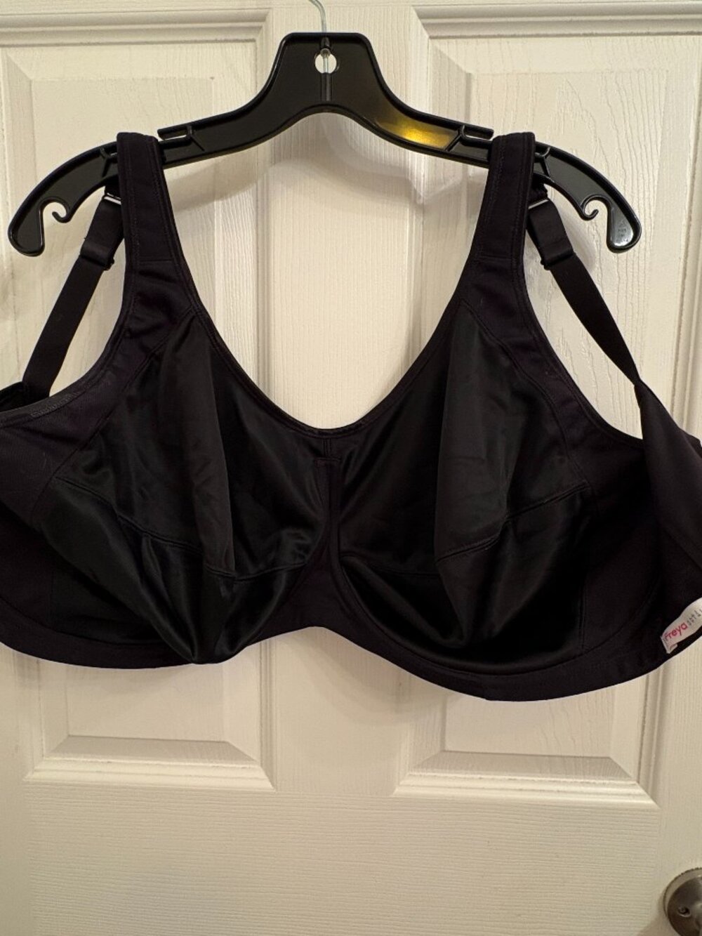 Freya Active Core Sports Black Bra Underwire AA4002 Size 36 O